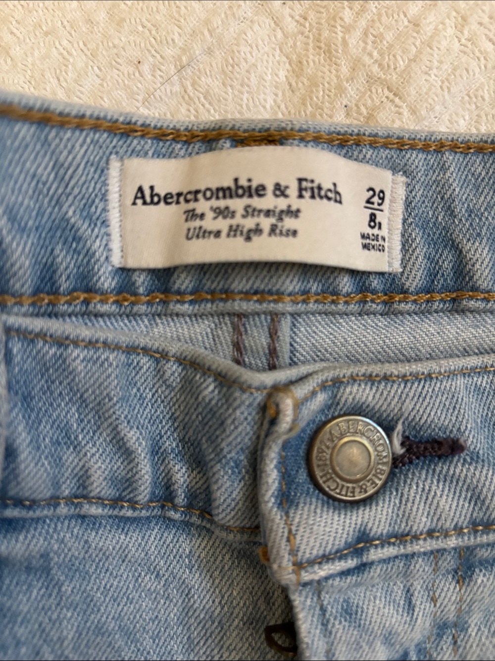 Abercrombie & Fitch Distressed Jeans - Picture 5 of 5